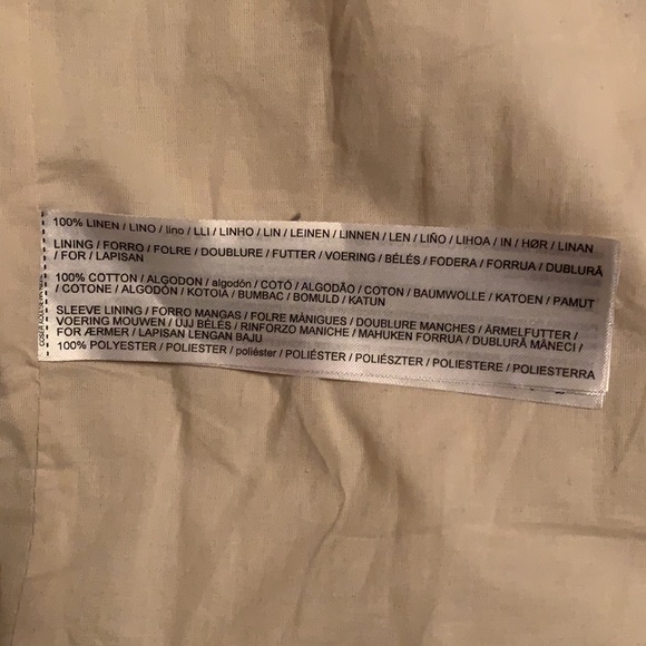 - NWT MANGO LINEN BLAZER - - Picture 4 of 6